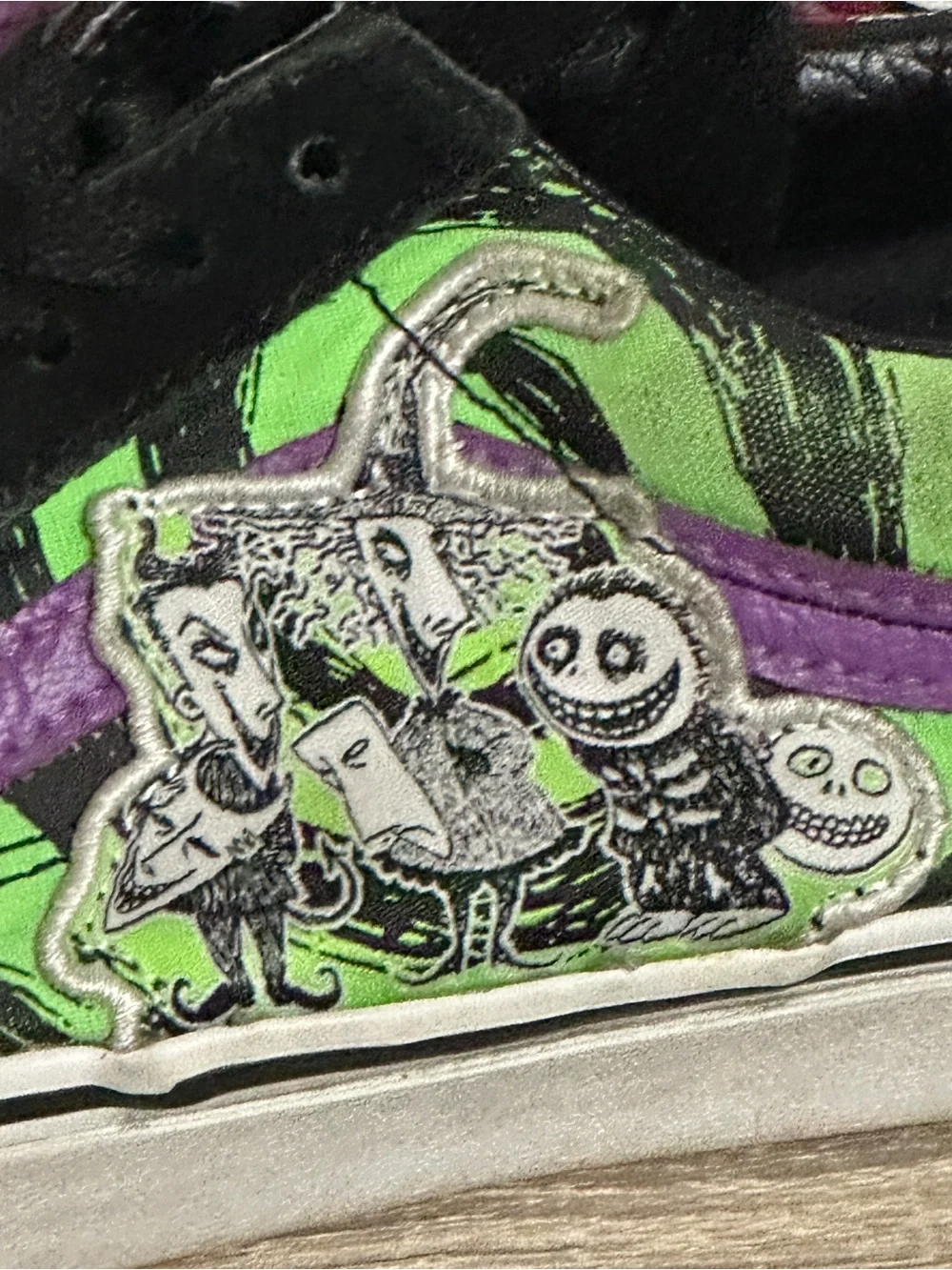 VANS Old Skool x The Nightmare Before Christmas Lock Shock and Barrel W. 5.5 M 4